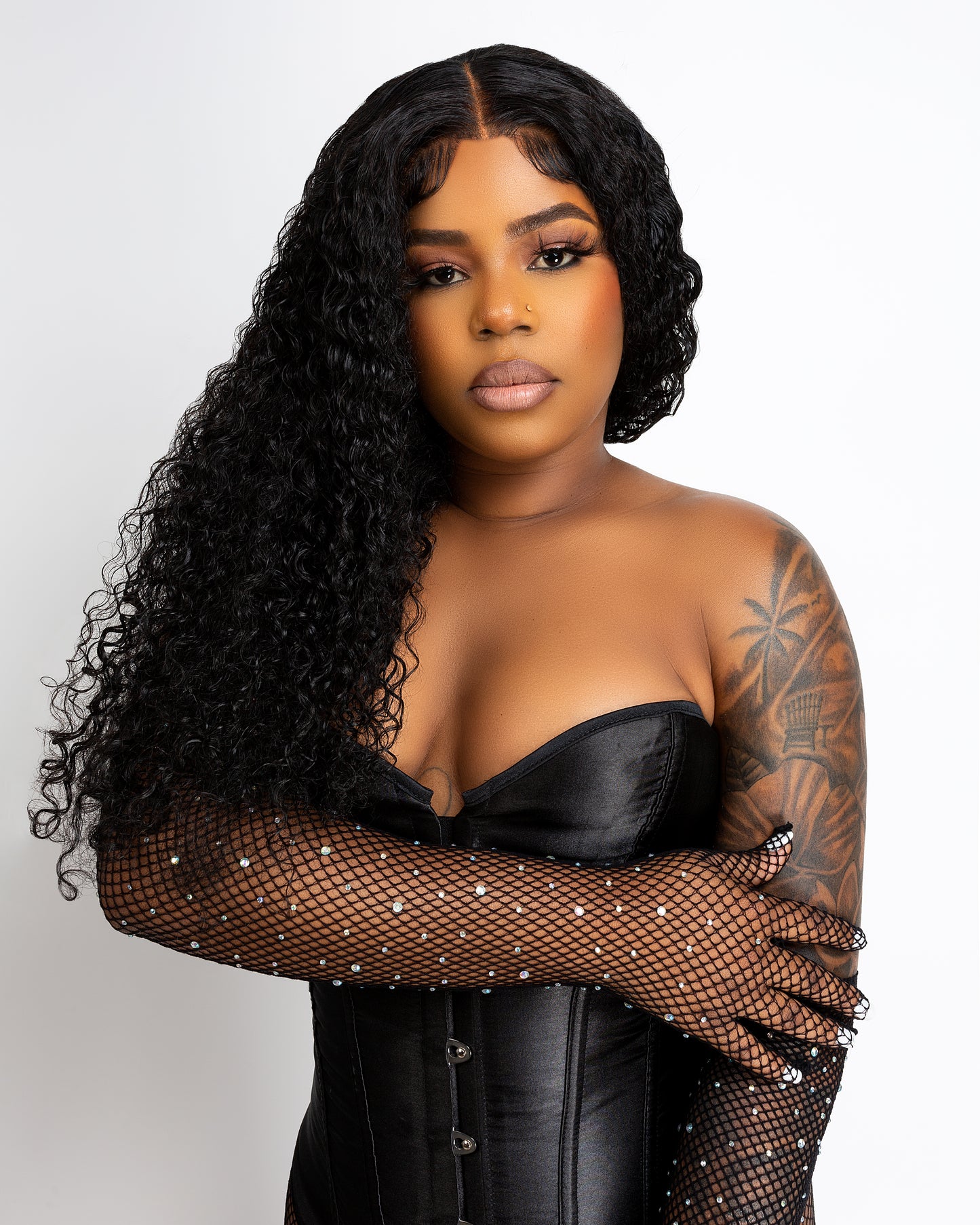 5x5 Deep wave Human hair Lace wig