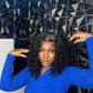 Deep curly hd lace front wig