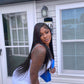 Straight lace front wig